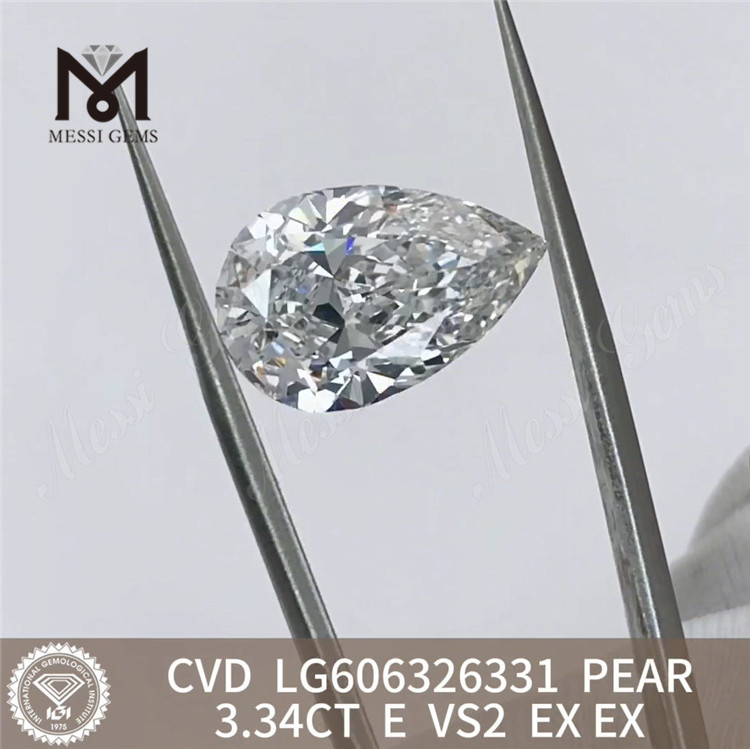 3.34CT E VS2 PS chemical vapor deposition diamond for All Your Jewelry Needs LG6063263