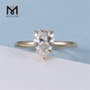 Rose gold 2CT lab grown diamond Pear Shaped Engagement Ring