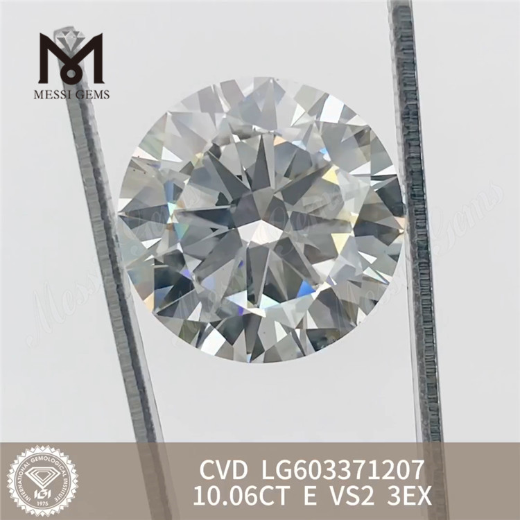 10.06CT E VS2 3EX New Lab Created Diamonds丨Messigems CVD LG603371207