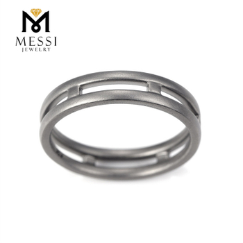 Modern Design Geometric 2.5g Titanium Ring for Men MSR-1642