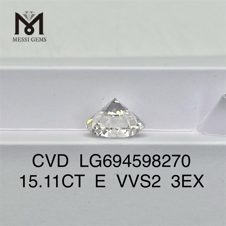 15.11CT E VVS2 3EX CVD loose lab diamond LG694598270